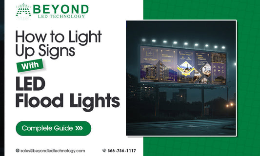 Flood light installation guide