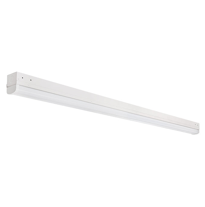 BROOKS | LED Linkable Strip Fixture | Adj Watt 20W/30W/40W | 5200Lm | Adj CCT 3500K-4K-5K | 120V-277V | Built-In 8W Emergency Battery Backup | 4ft | Frosted Lens | UL & DLC Listed