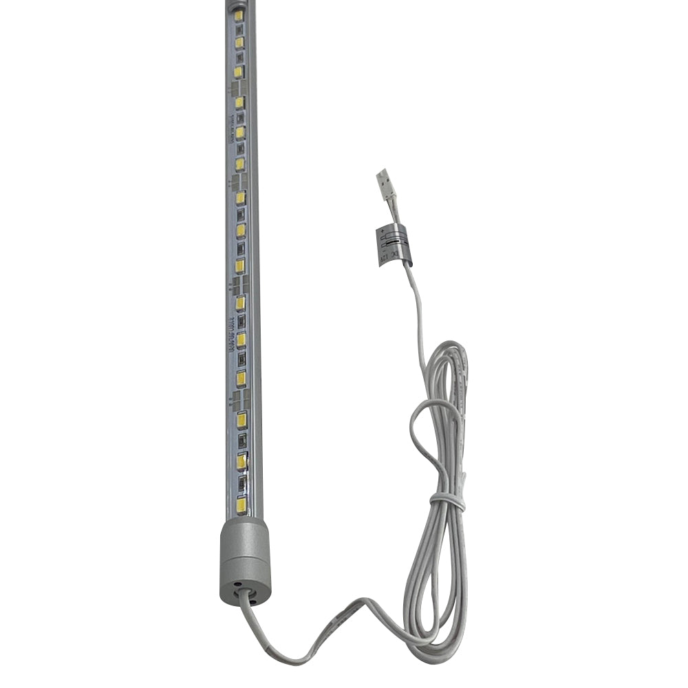 OPAL | LED Display Case Light Kit | 4.5W | 2448 Lumens | 6000K | 12V Power Supply | 11" | Mounting Bracket & End Cap | 3 Way Connector