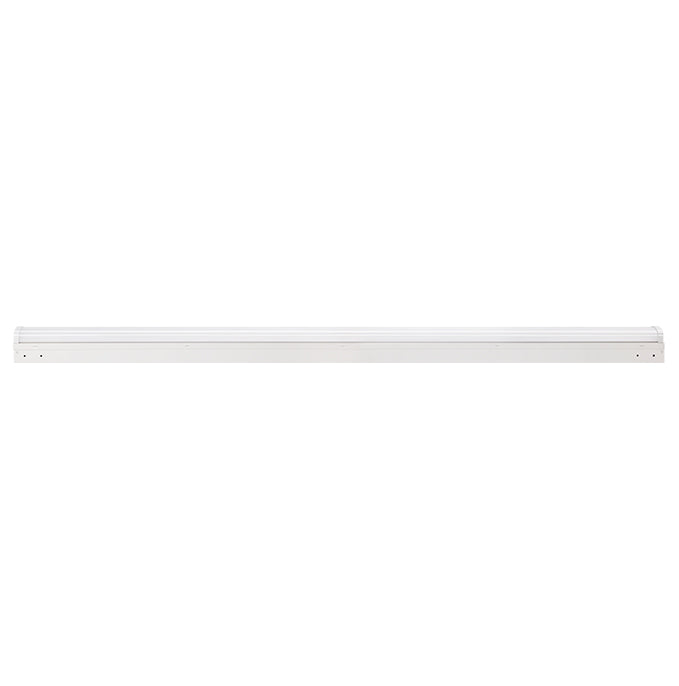 BROOKS | LED Linkable Strip Fixture | Adj Watt 40W/60W/80W | 10400 Lumens | Adj CCT 3500K-4K-5K | 120-277V | Built-In 8W Emergency Battery Backup | 8ft | Frosted Lens | UL & DLC Listed