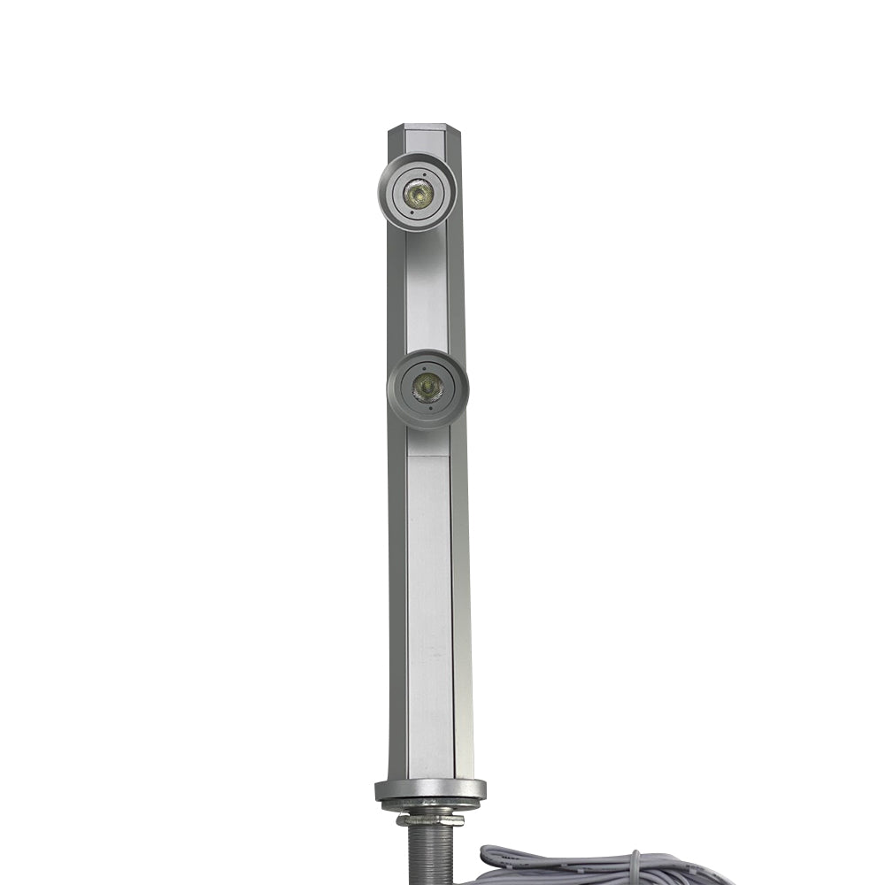 OPAL | LED Display Case Light Kit | 2.4W | 650 Lumens | 6000K | 12V Power Supply | 9" | Mounting Bracket & End Cap | One Pin Connector