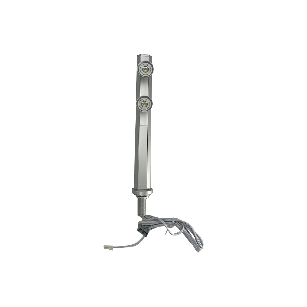 OPAL | LED Display Case Light Kit | 2.4W | 650 Lumens | 6000K | 12V Power Supply | 9" | Mounting Bracket & End Cap | One Pin Connector