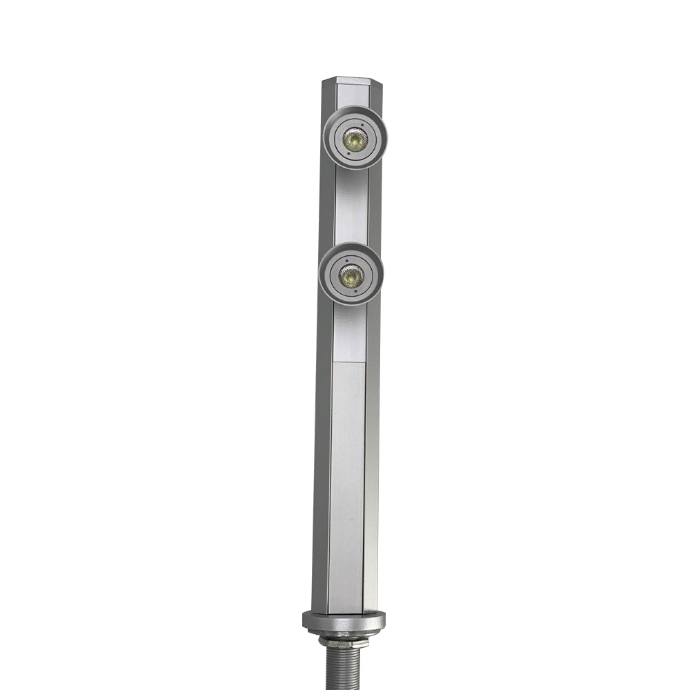 OPAL | LED Display Case Light Kit | 2.4W | 650 Lumens | 6000K | 12V Power Supply | 9" | Mounting Bracket & End Cap | One Pin Connector