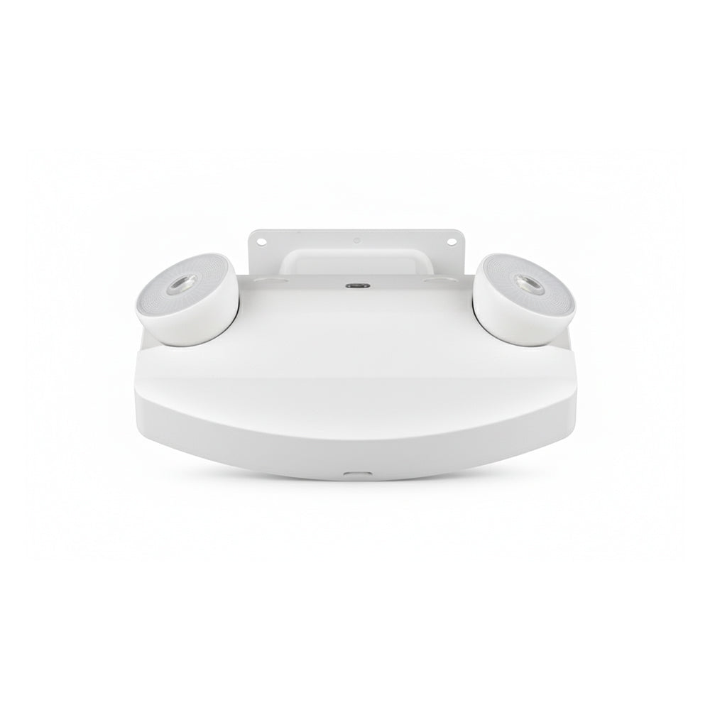 H1 | Dual Head LED Emergency Light | 2 Watt | 200 Lumens | 6000K | White | 120-277V | 3.6V 1000mAh Battery | UL Listed