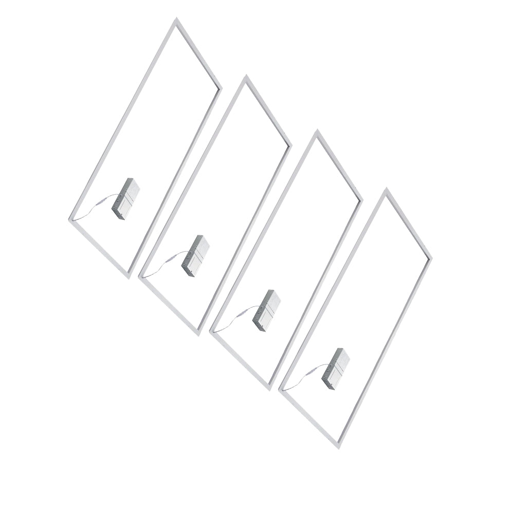 GEOMETRIC 2nd Gen | LED Grid Panel | Adjustable 40W-50W-60W | 7500 Lumens | Adjustable CCT 3K-3500K-4K-5K-6500K | 100V-277V | 2'X4' | ETL & DLC Listed | Pack of 4 - Beyond LED Technology