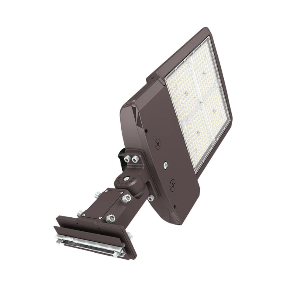 ZOHO 6TH GEN | LED Area Light | ADJ Wattage 100W/120W/150W | 25500 Lumens | Adj CCT 4000K/5000K/5700K | 120V-277V | Universal Bracket | Bronze Housing | IP65 | UL & DLC Listed - Beyond LED Technology