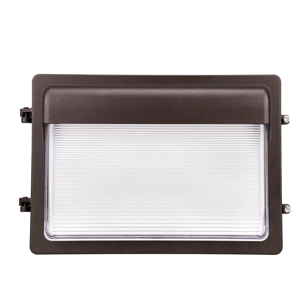 ZION 2nd GEN | LED Wall Pack | Adjustable Watt 80W/100W/120W | 16200 Lumens | Adjustable CCT 3000K/4000K/5000K | 120V-277V | Built In Photocell | Bronze Housing | IP65 | UL & DLC Listed - Beyond LED Technology
