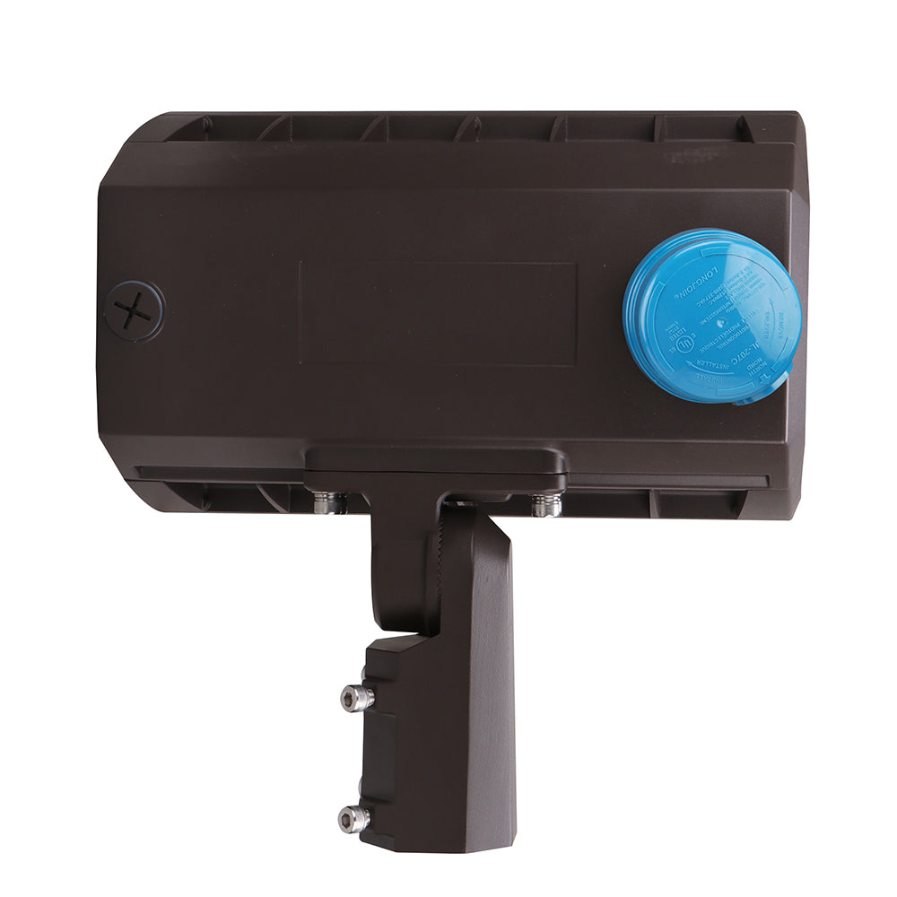 UNION | LED Flood Light | Adj Watt 200W/240W/300W | 45000 Lumens | 5000K | 120V-277V | Slip Fitter / Yoke Mount Included | Bronze Housing | IP65 | UL & DLC Listed