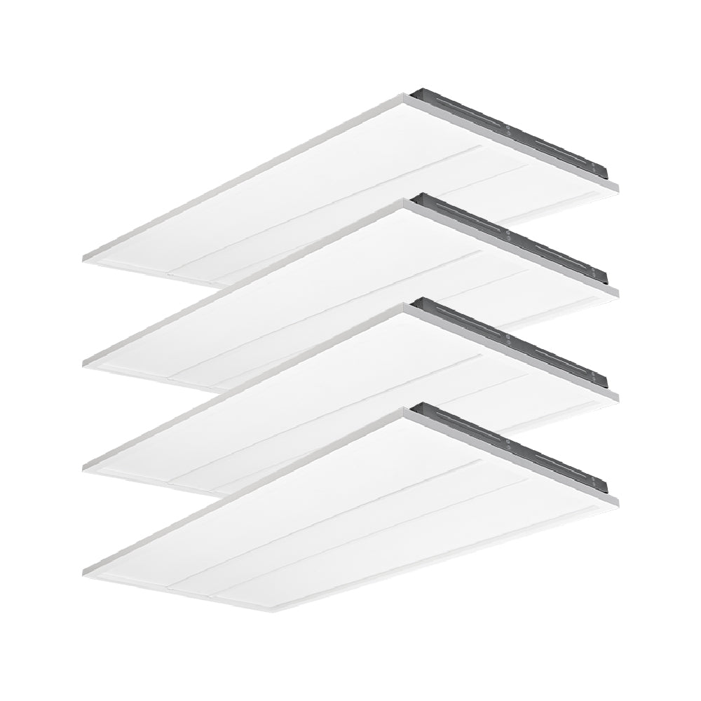 KENORA | LED Panel/Troffer | Adj Watt 35W/40W/46W | 5750 Lumens | Adj CCT 3500K/4000K/5000K | 120V-277V | 2'X4' | Dimmable | UL & DLC Listed | Pack of 4 - Beyond LED Technology