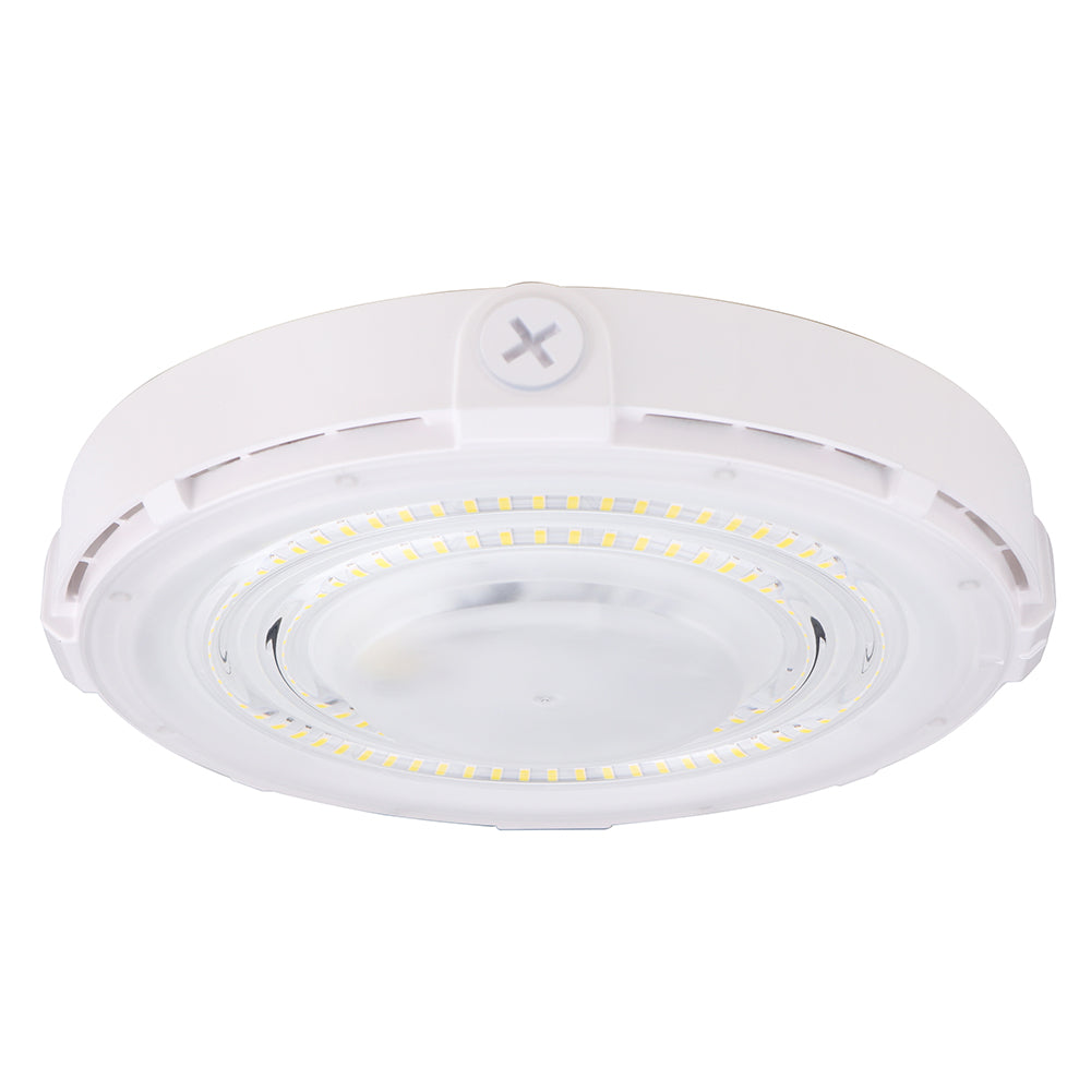 NATA | LED Parking Garage Fixture | 90 Watt | 10350 Lumens | 5000K | 120-277V | DOB | White Housing | IP65 | UL Listed