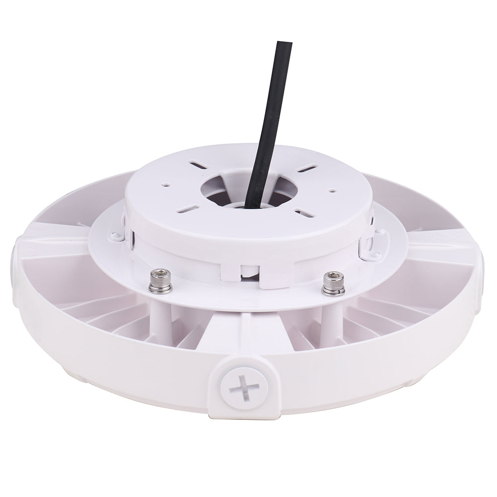 NATA | LED Parking Garage Fixture | 90 Watt | 10350 Lumens | 5000K | 120-277V | DOB | White Housing | IP65 | UL Listed