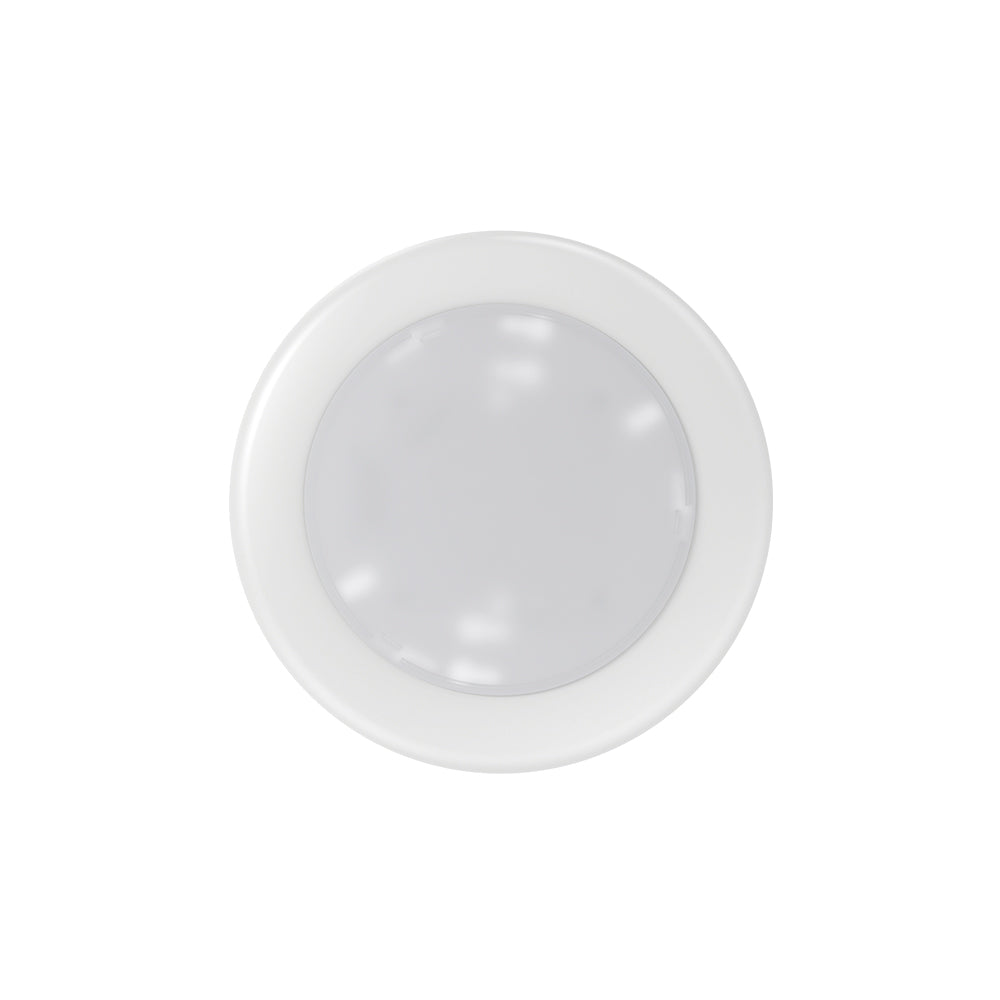 MAYAN | LED Disk Light | 15 Watt | 1500 Lumens | Adj CCT 2700K/3000K/3500K/4000K/5000K | 120V | 6in | Triac Dimmable | DOB |White Housing | ETL & ES Listed