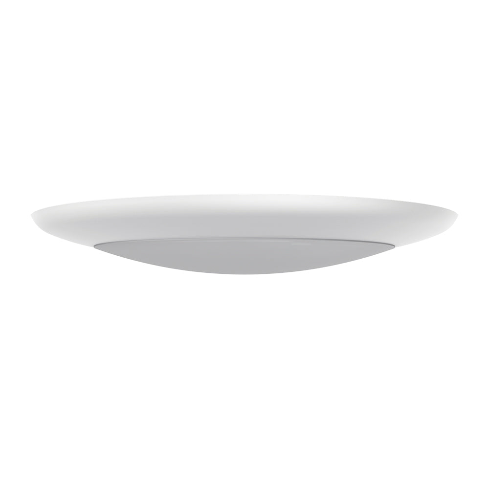 MAYAN | LED Disk Light | 15 Watt | 1500 Lumens | Adj CCT 2700K/3000K/3500K/4000K/5000K | 120V | 6in | Triac Dimmable | DOB |White Housing | ETL & ES Listed