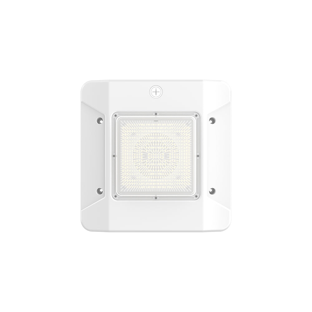 ZILARA | LED Canopy Light | Adj Watt 100W/120W/150W | 21000 Lumens | Adj CCT 4000K/5000K/5700K | 120V-277V | IP65 | UL & DLC Listed