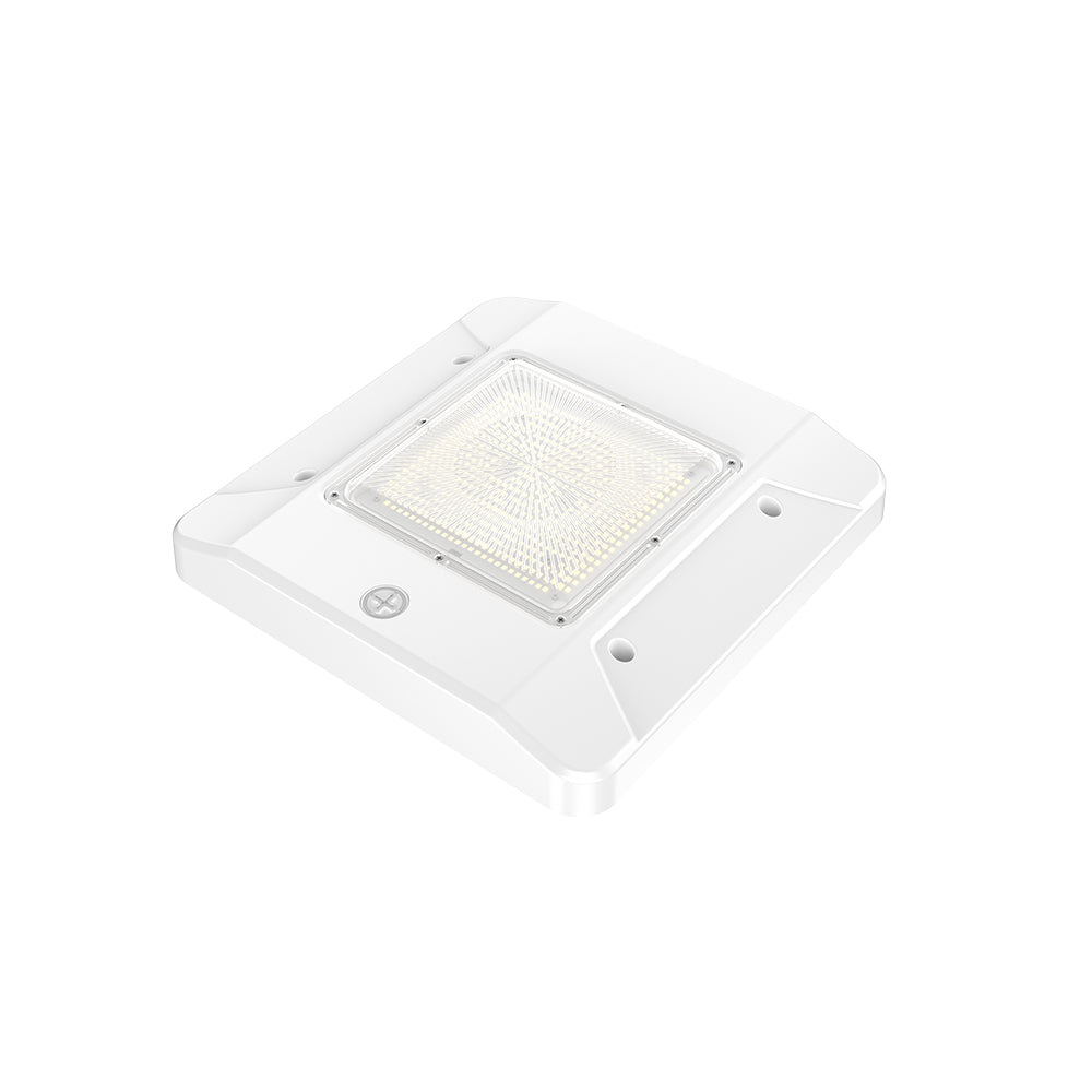 ZILARA | LED Canopy Light | Adj Watt 100W/120W/150W | 21000 Lumens | Adj CCT 4000K/5000K/5700K | 120V-277V | IP65 | UL & DLC Listed