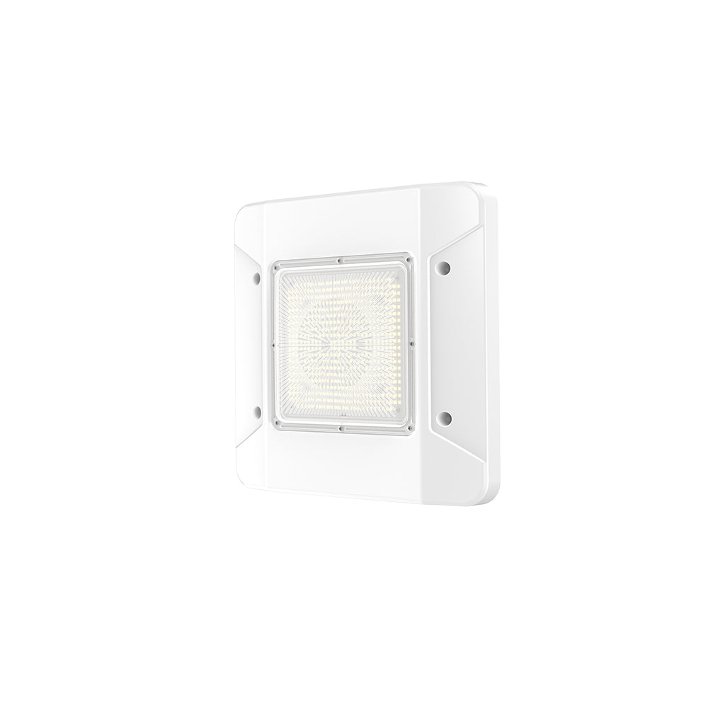 ZILARA | LED Canopy Light | Adj Watt 100W/120W/150W | 21000 Lumens | Adj CCT 4000K/5000K/5700K | 120V-277V | IP65 | UL & DLC Listed