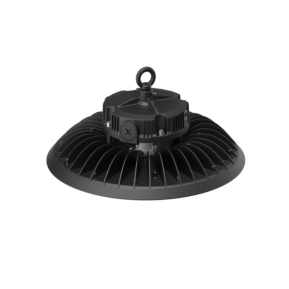 TAHOE | LED UFO High Bay | Adj Watt 200W/240W/300W | 49500 Lumens | Adj CCT 4000K/5000K/5700K | 120-277Vac | Black Housing | IP65 | UL & DLC Listed