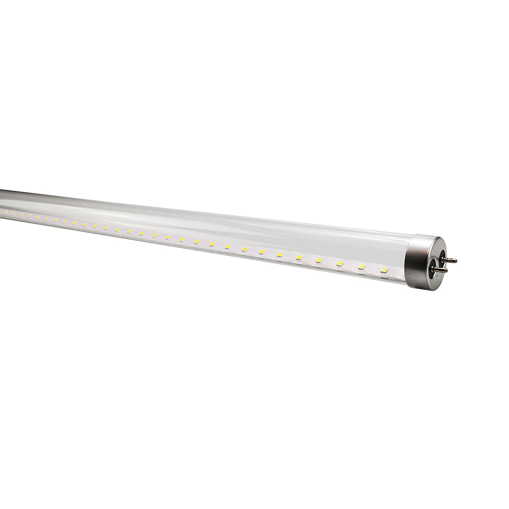 MR | LED T8 Glass Tube | 18 Watt | 2700 Lumens | 6500K | 120-277Vac | 4ft | Clear Lens | Type A+B | Single & Double Ended Power | UL & DLC Listed