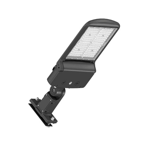 ZOHO 6th Gen | LED Area Light | Adj Watt 100W/120W/150W | 25500 Lumens | Adj CCT 4K/5K/5700K | 120-277V | 3-Pin Sensor Receptacle | Universal Bracket | IP65 | UL & DLC Listed
