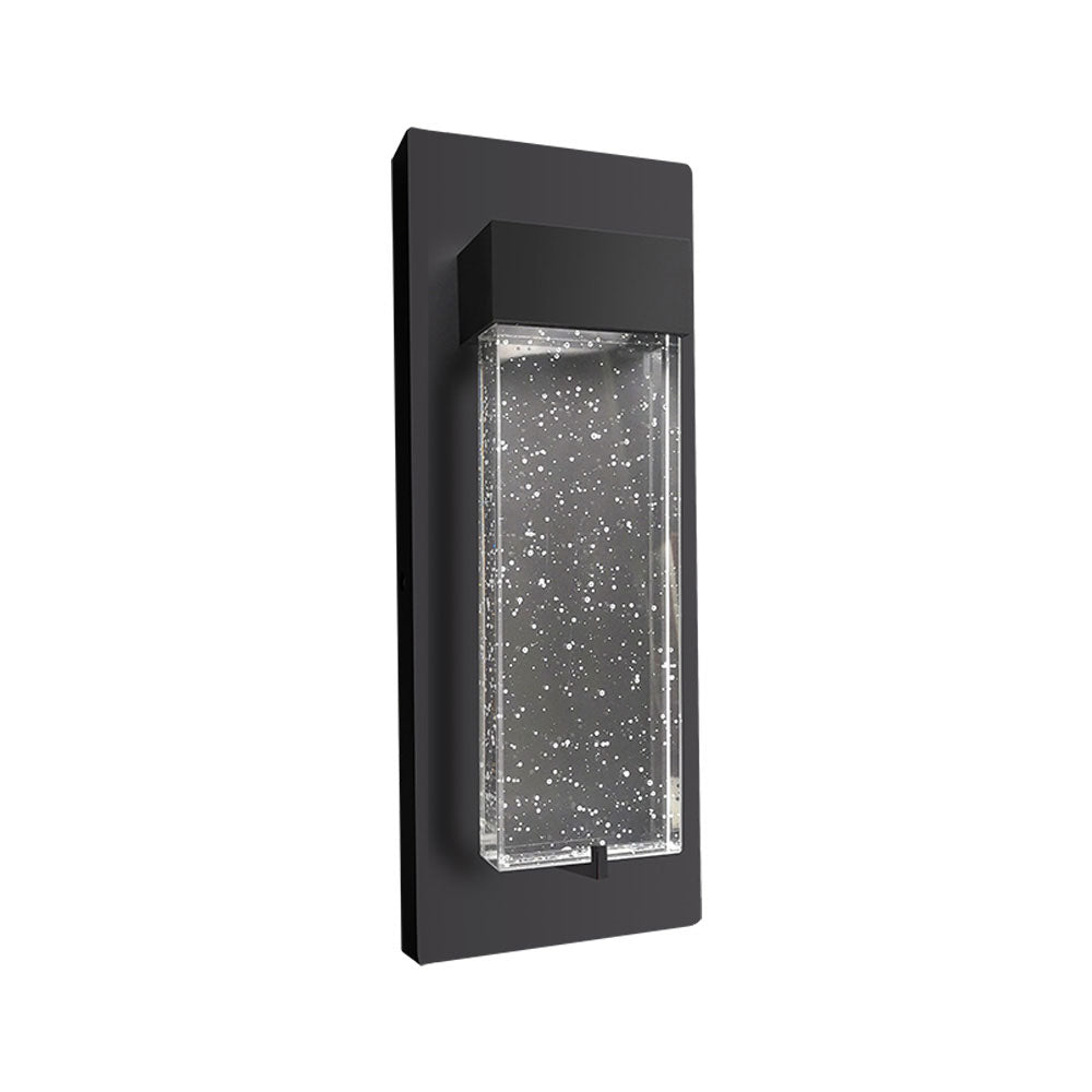 COVE | LED Crystal Wall Sconce | 12 Watt | 420 Lumens | Adj CCT 2700K-3000K-3500K-4000K-5000K | 120V | 12.2 inch | Aluminum, Metal & Crystal Glass | IP65 | ETL Listed