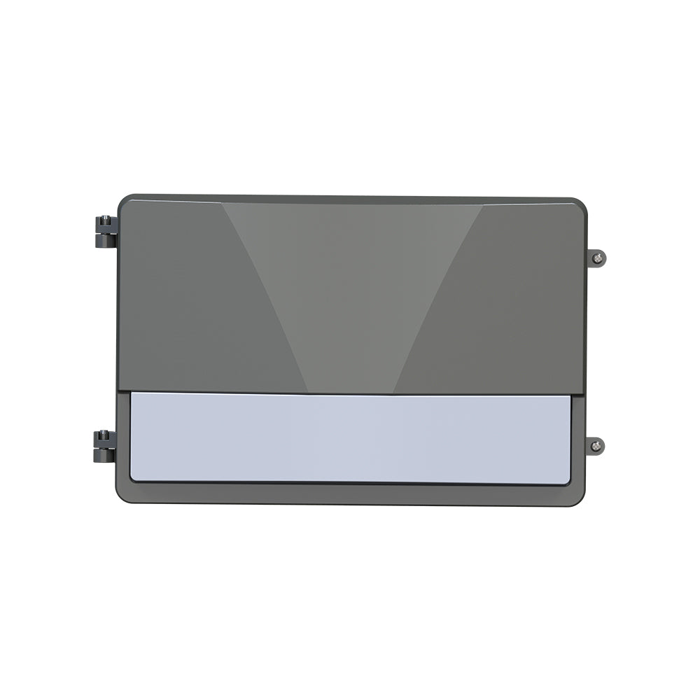 ZION 3rd Gen | LED Wall Pack | 70W | 9450 Lumens | 5000K | 100V-277V | Bronze Housing | IP65 | UL & DLC Listed