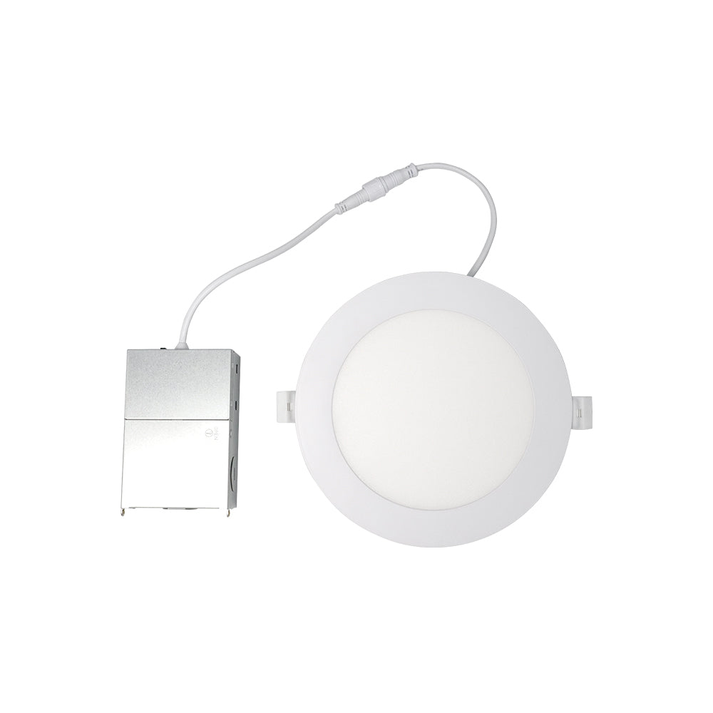 SNAP BRIGHT | LED Retrofit Downlight W/Butterfly Clips | 12 Watt | 1200 Lumens | Adj CCT 2700K-3000K-3500K-4000K-5000K | 120Vac | 6inch | Triac Dimmable | ETL Listed