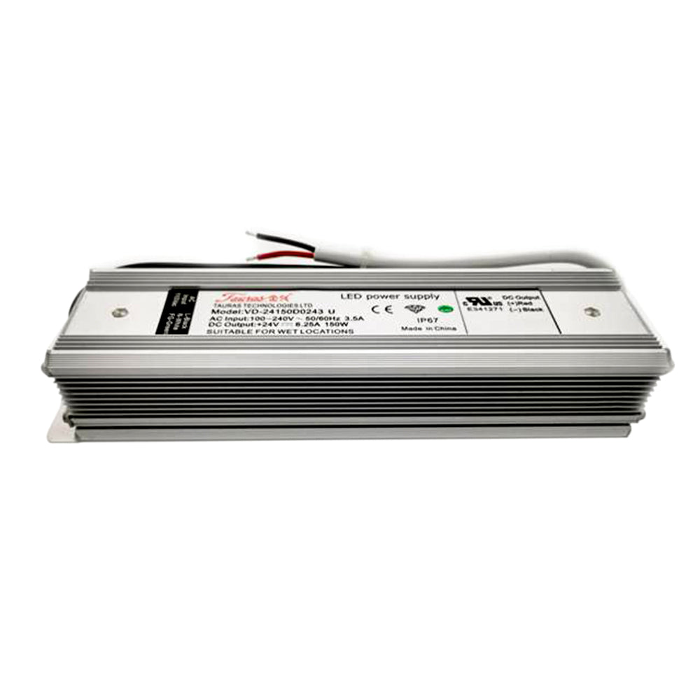 LED Power Supply | 150 Watt | 24 Volt DC | IP67 | VD-24150D0243 | UL Listed