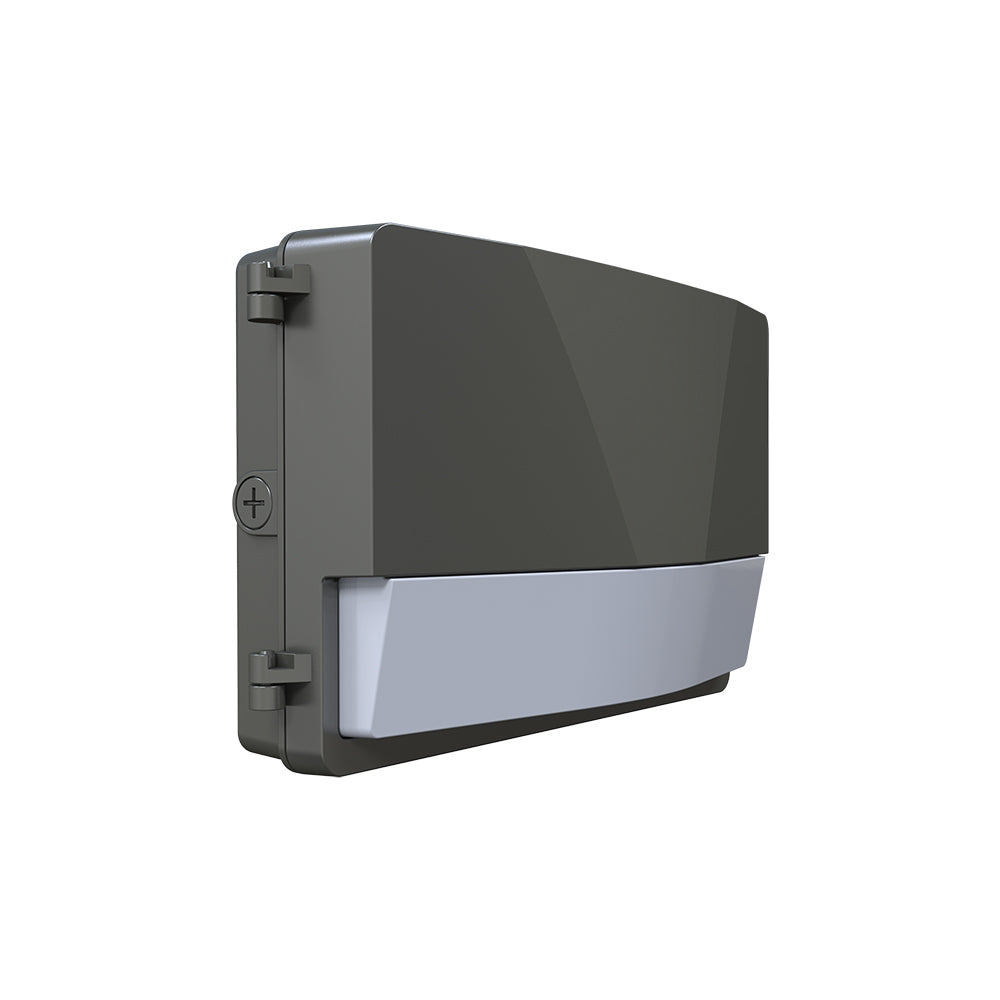 ZION 3rd Gen | LED Wall Pack | 70W | 9450 Lumens | 5000K | 100V-277V | Bronze Housing | IP65 | UL & DLC Listed