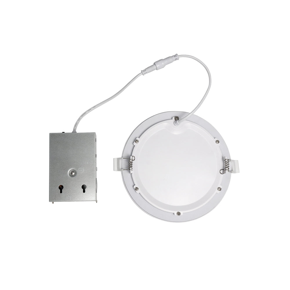 SNAP BRIGHT | LED Retrofit Downlight W/Butterfly Clips | 12 Watt | 1200 Lumens | Adj CCT 2700K-3000K-3500K-4000K-5000K | 120Vac | 6inch | Triac Dimmable | ETL Listed