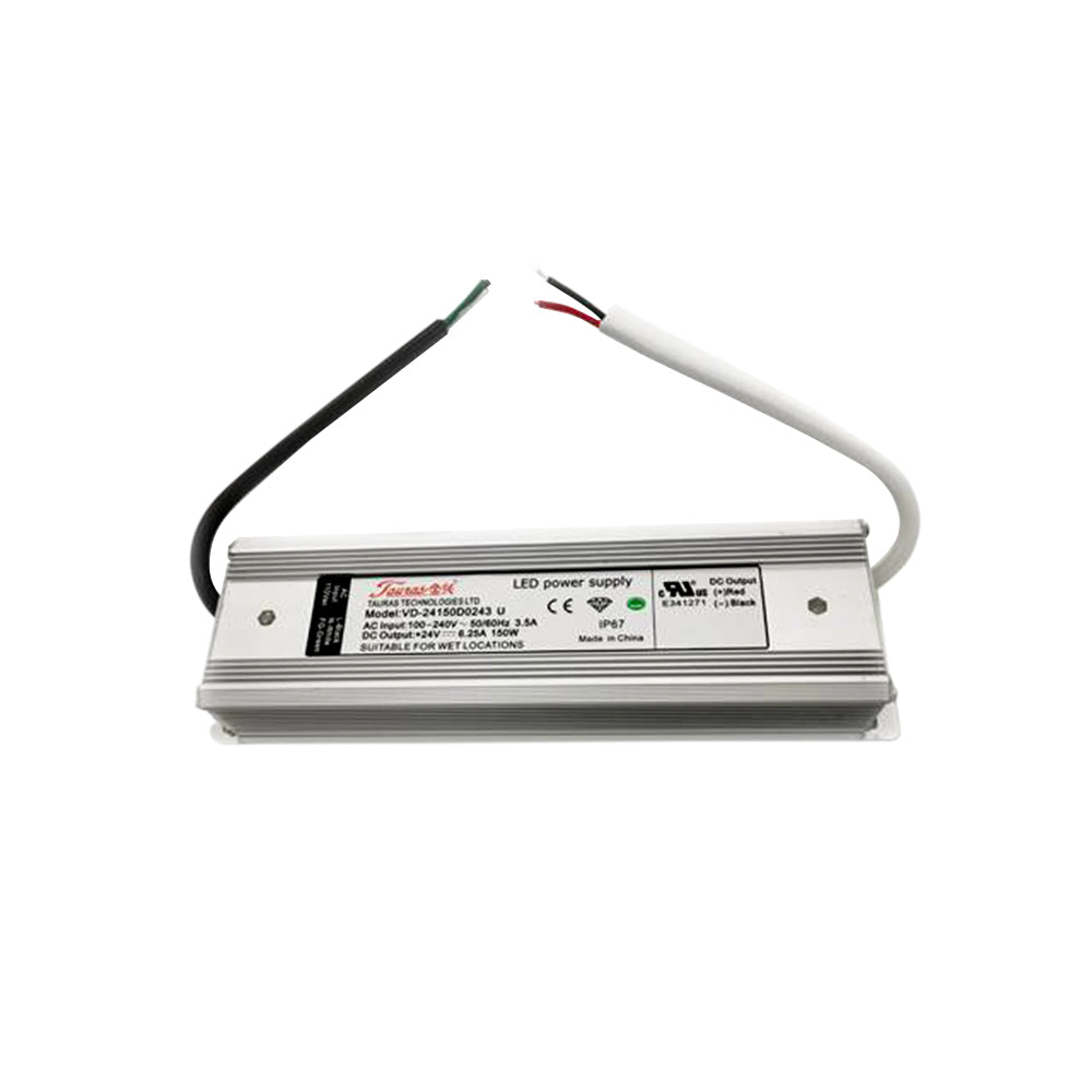 LED Power Supply | 150 Watt | 24 Volt DC | IP67 | VD-24150D0243 | UL Listed