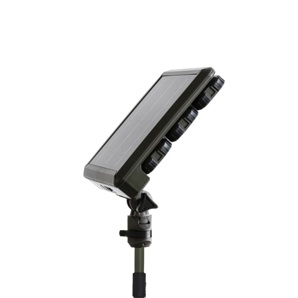 SUN TRACK | Solar Flexible Tripod Design Light | 9 Watt | 3500 Lumens | Multiple Combination Modes | Flame-retardant ABS | IP44 | Height 4 to 7 Feet