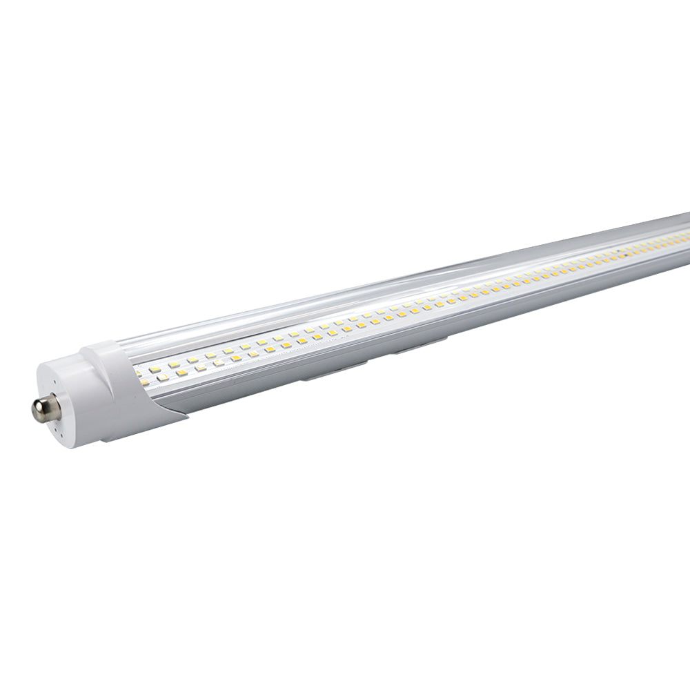 CONVEX | LED T8 Tube | Adj Watt 36W/48W/60W | 7500 Lumens | Adj CCT 4K/5K/6500K | 120-277V | 8ft | Clear Lens | Double Ended Power | ETL Listed