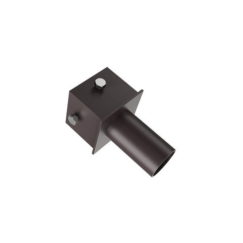 Square Pole Mount | 2-3/8” O.D Tenon | Tenon Mount | 4” Pole Square Adaptor | Bronze Housing