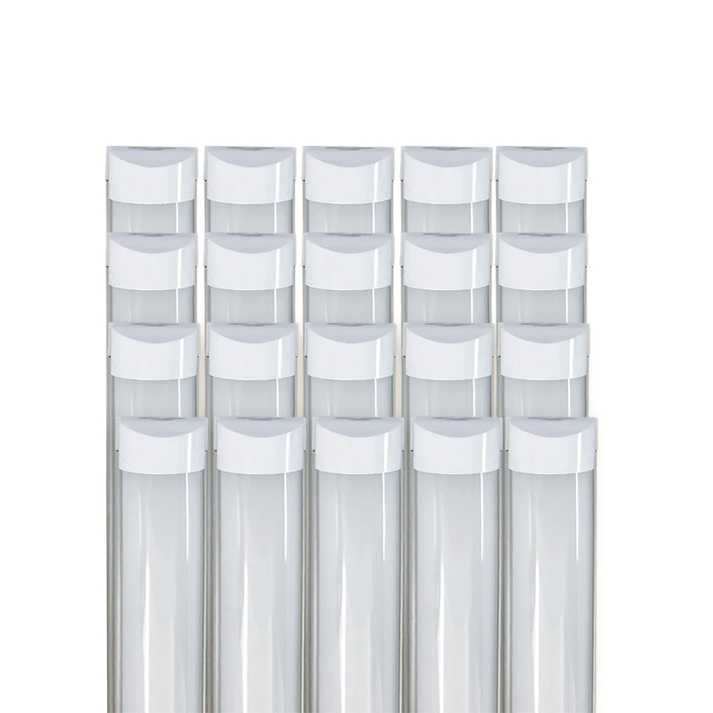 YONAH 3rd Gen | LED Linkable Integrated Tube | Adj Watt 18W/20W/22W/25W/28W/30W | 4200 Lumens | Adj CCT 3K/3500K/4K/5K/6K/6500K | 100-277Vac | 4ft | Frosted Lens | ETL Listed