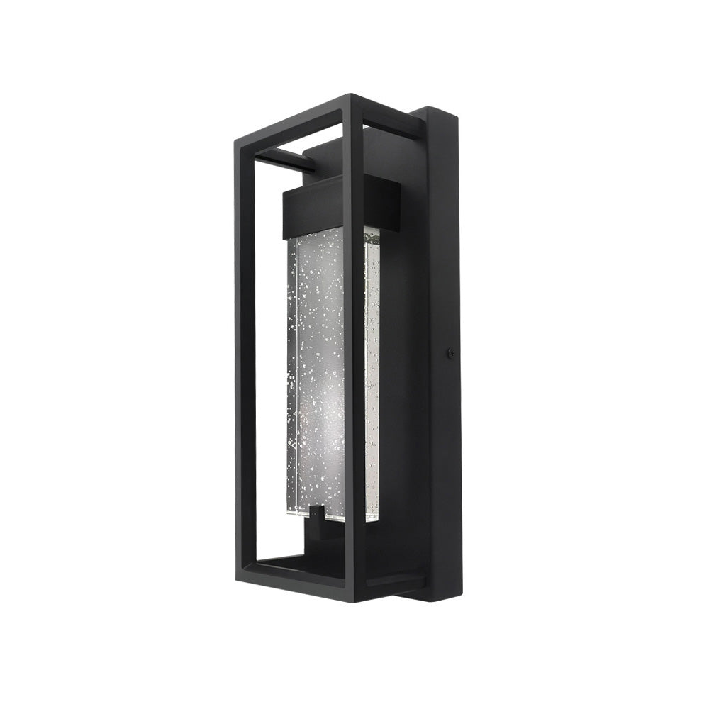 LUXE | LED Crystal Wall Sconce | 12 Watt | 420 Lumens | Adj CCT 2700K-3000K-3500K-4000K-5000K | 120V | 12.2 inch | Aluminum, Metal & Crystal Glass | IP65 | ETL Listed