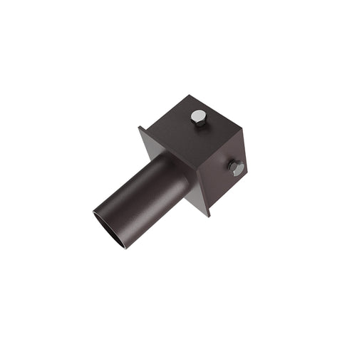 Square Pole Mount | 2-3/8” O.D Tenon | Tenon Mount | 4” Pole Square Adaptor | Bronze Housing