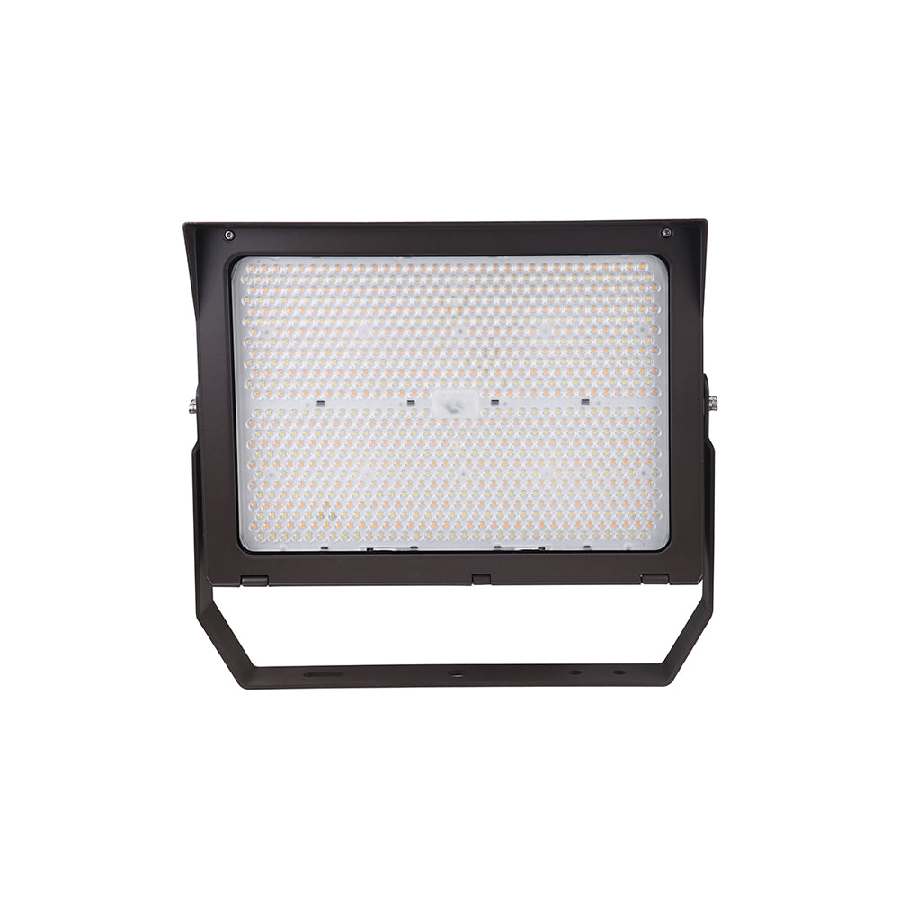 UNION | LED Flood Light | Adj Watt 300W/400W/500W | 77500 Lumens | Adj CCT 3K/4K/5K | 120-277Vac | Slip Fitter / Yoke Mount / U-Bracket Included | IP65 | UL & DLC Listed