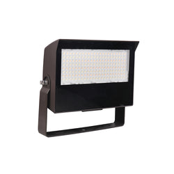 ORRA | LED Architectural Flood Light | Adj Watt 40W/60W/80W | 12560 Lumens | Adj CCT 3000K/4000K/5000K | 120-277V | U-Bracket Included | Bronze Housing | IP65 | UL & DLC Listed