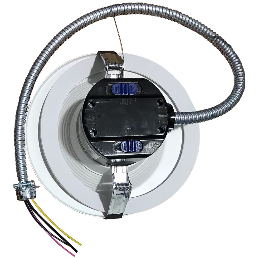 WHITE SKY 2nd GEN | LED Commercial Downlight | Adjustable Watt 13W/19W/27W | 3000 Lumens | Adjustable CCT 2700K/3000K/3500K/4000K/5000K | 120V-347V | 6" | ETL & ES Listed - Beyond LED Technology