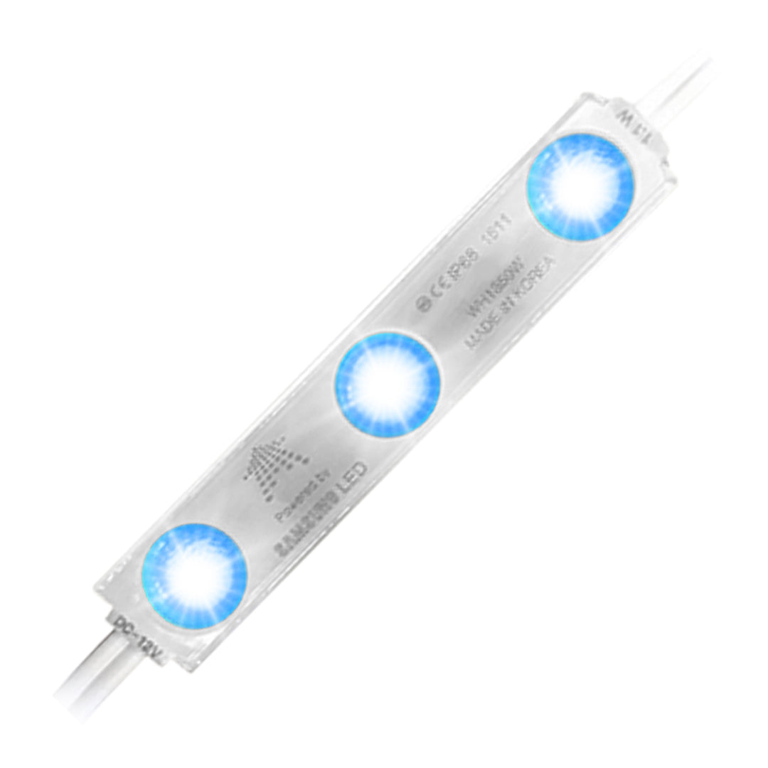 HD5 | LED Sign Module | 0.72 Watt | 66 Lumens | Blue | 12V | 180 Degree Beam Angle | W/Diffuser | IP68 | Pack of 50