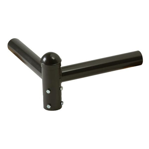 2 Horizontal Tenon | 90° | Round Pole Tenon 2-3/8 | Black - Beyond LED Technology