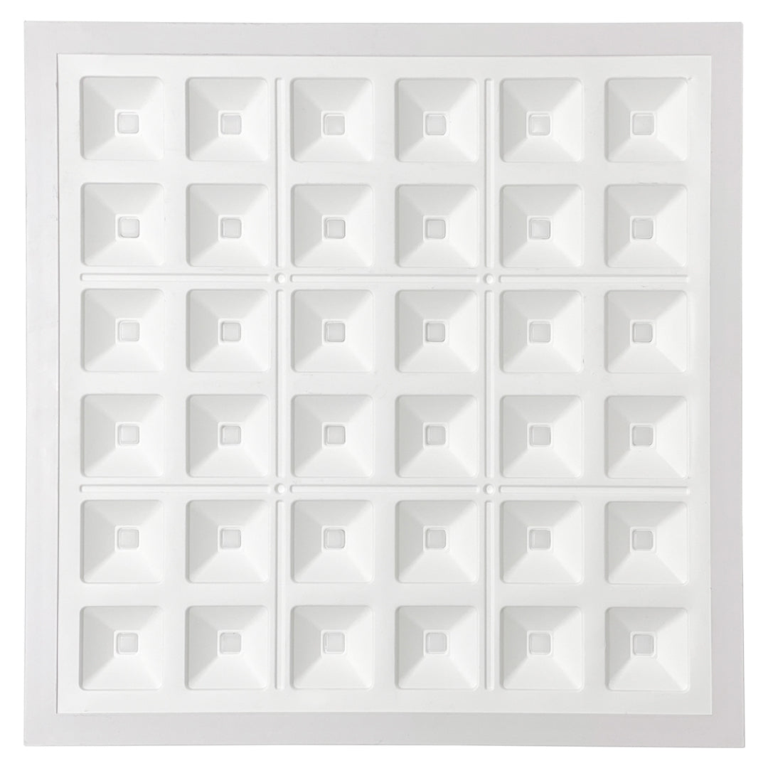 PIXEL SQUARE |LED Designer Troffers | 40 Watt | 5000 Lumens | 4000K | 100V-277V | 2X2 | ETL Listed | Pack of 6