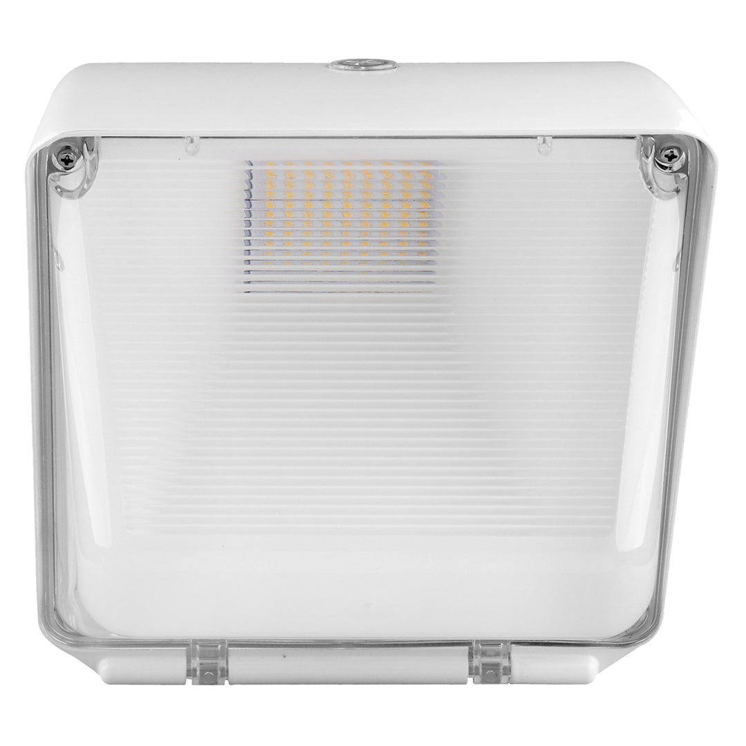 MINT | LED Mini Wall Pack | 40 Watt | 5419 Lumens | 5000K | 100V-277V | Built in Photocell | IP65 | UL & DLC Listed
