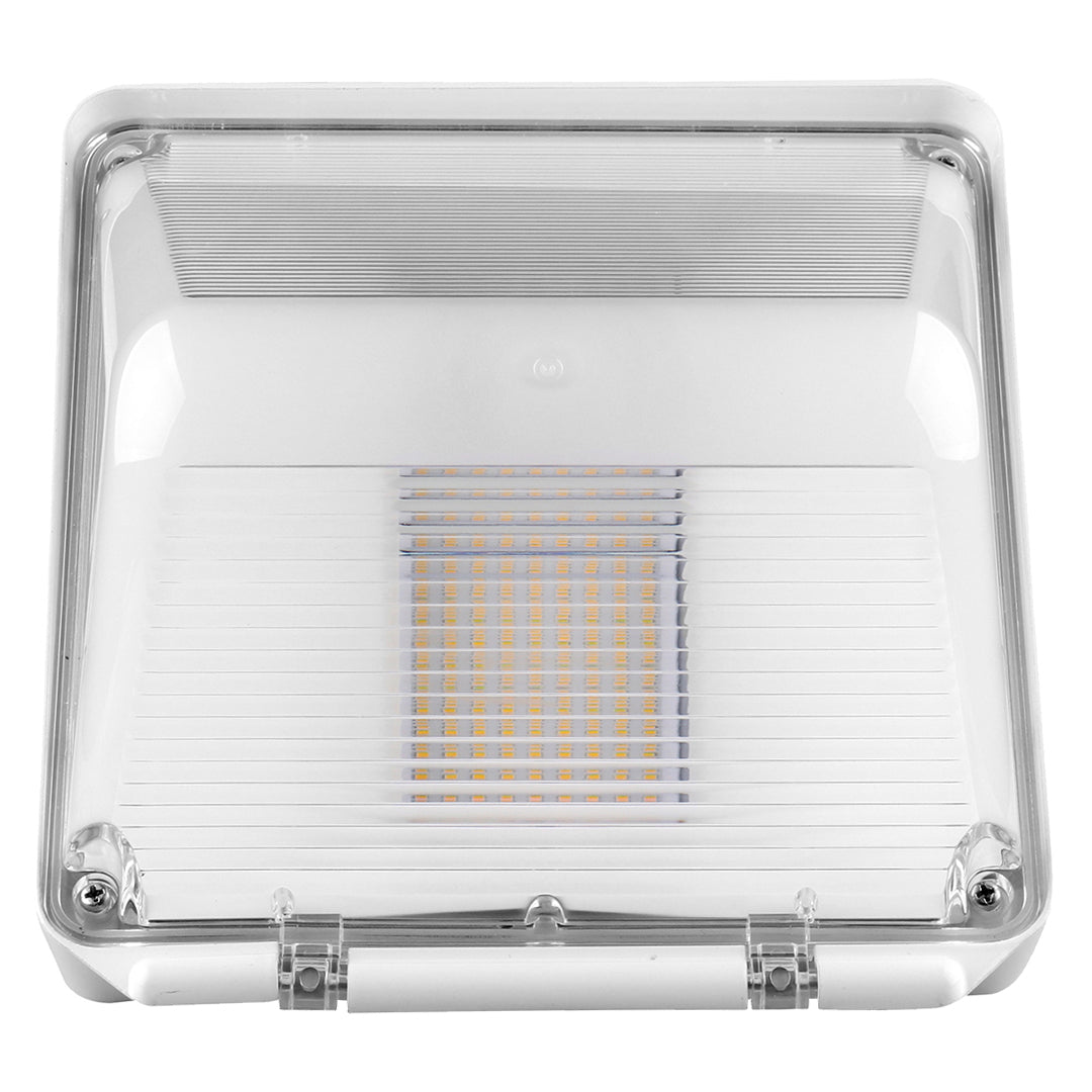 MINT | LED Mini Wall Pack | 40 Watt | 5419 Lumens | 5000K | 100V-277V | Built in Photocell | IP65 | UL & DLC Listed