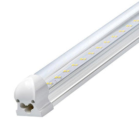YONAH | LED Linkable Integrated Tube | 60 Watt | 8400 Lumens | 6500K | 100V-277V | 8' | Clear Lens | ETL Listed | Pack of 4