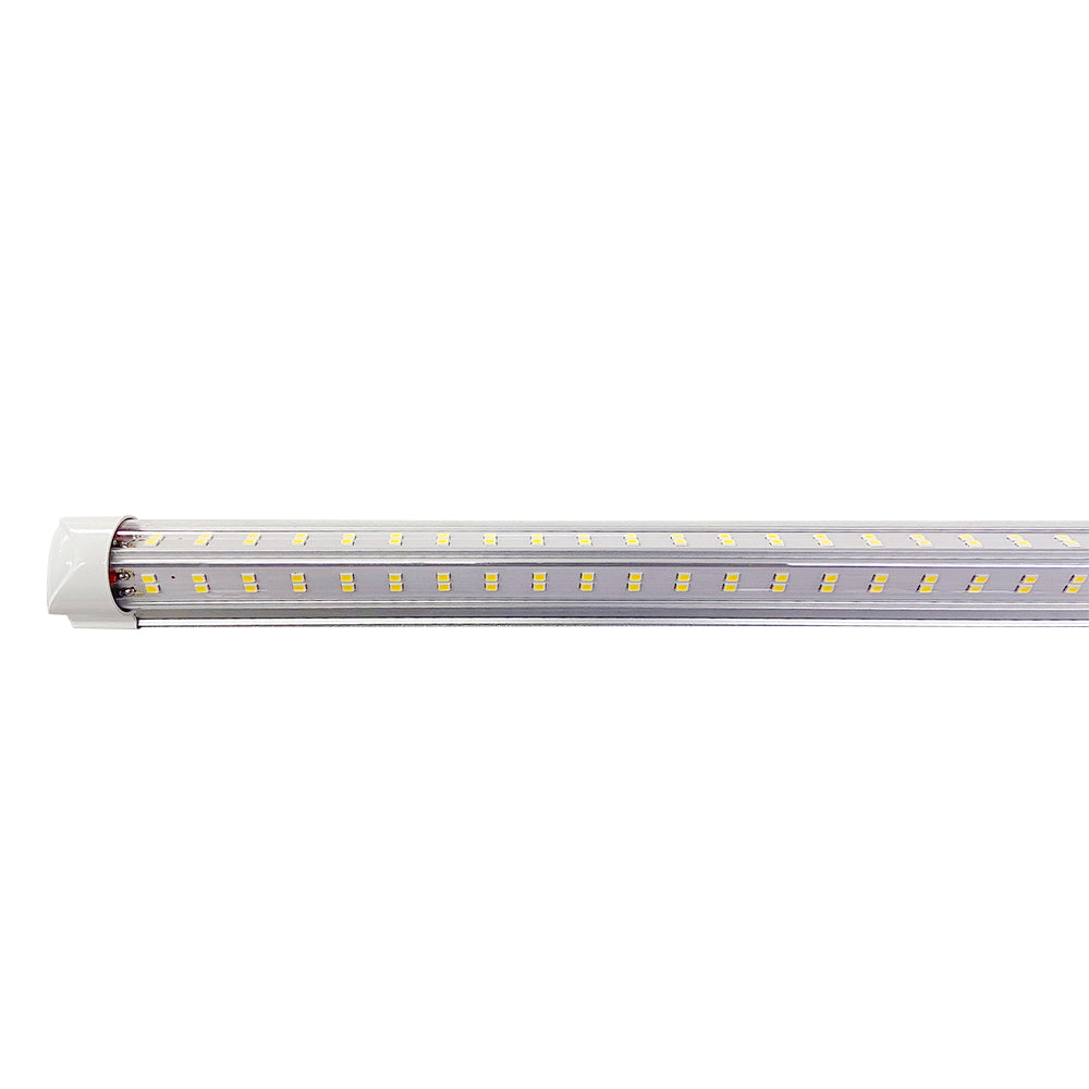 YONAH | LED Linkable Integrated Tube | 90 Watt | 12600 Lumens | 5000K | 100V-277V | 8' | Clear Lens | ETL Listed | Pack of 4