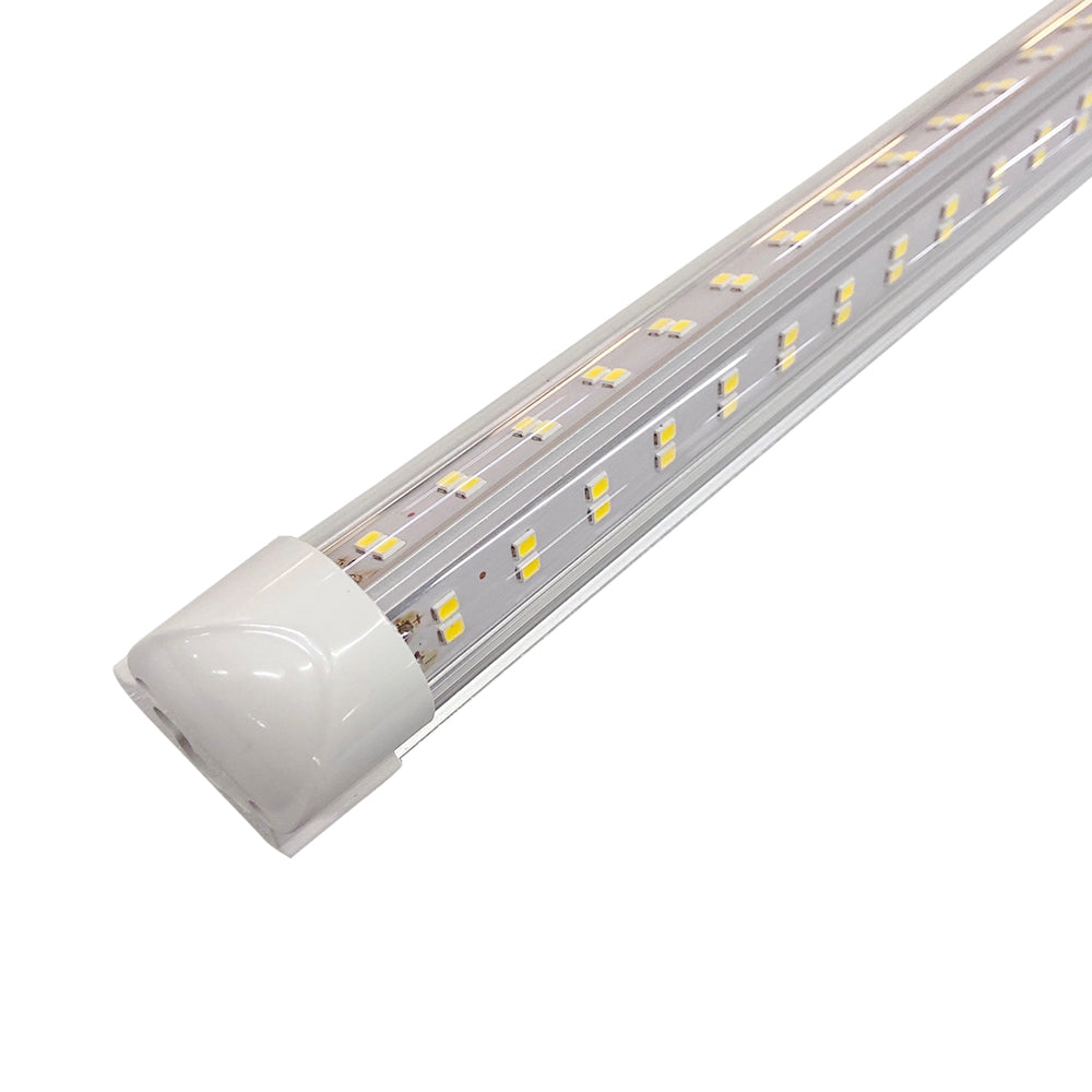 YONAH | LED Linkable Integrated Tube | 90 Watt | 12600 Lumens | 5000K | 100V-277V | 8' | Clear Lens | ETL Listed | Pack of 4