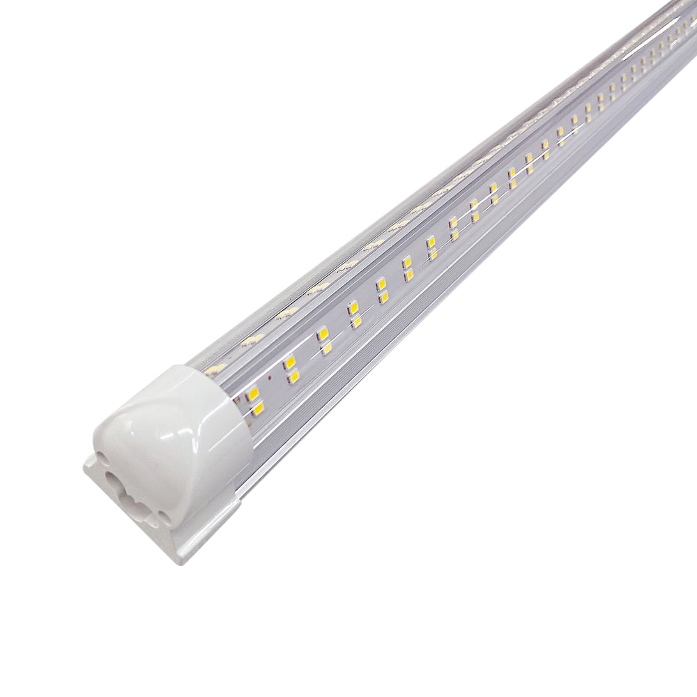 YONAH | LED Linkable Integrated Tube | 90 Watt | 12600 Lumens | 5000K | 100V-277V | 8' | Clear Lens | ETL Listed | Pack of 4