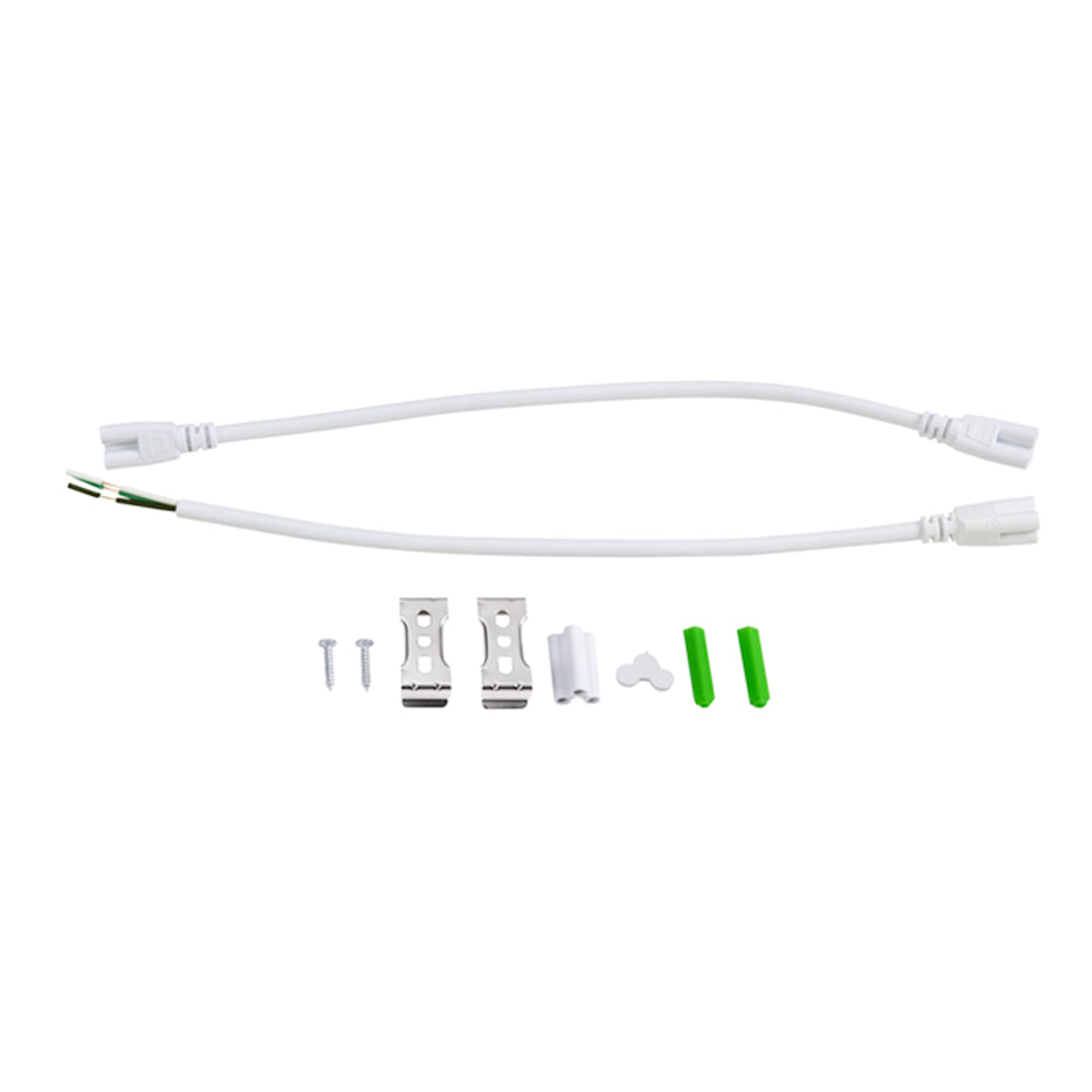 YONAH | LED Linkable Integrated Tube | 90 Watt | 12600 Lumens | 5000K | 100V-277V | 8' | Clear Lens | ETL Listed | Pack of 4
