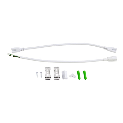 YONAH | LED Linkable Integrated Tube | 90 Watt | 12600 Lumens | 5000K | 100V-277V | 8' | Clear Lens | ETL Listed | Pack of 4